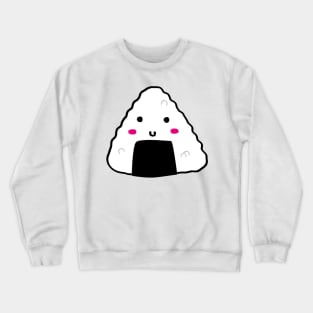 Onigiri Happiness: A Bite-Sized Delight Crewneck Sweatshirt